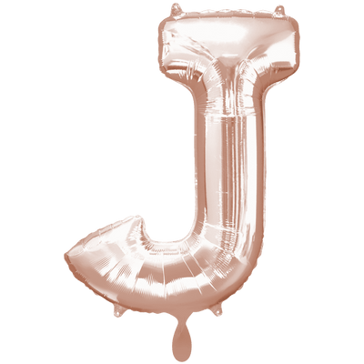 Buchstabe J XXL - Rosegold | Boutique Ballooons