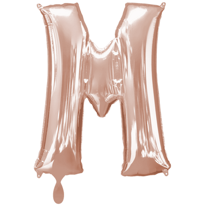 Buchstabe M XXL - Rosegold | Boutique Ballooons