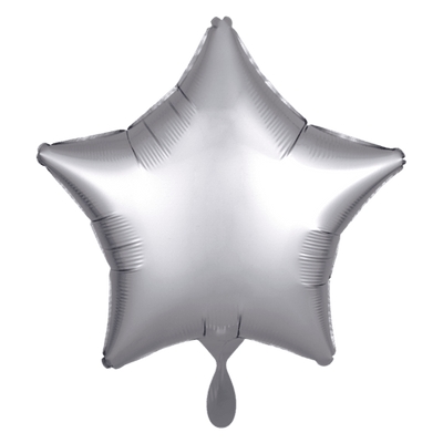 Sternballon - Silk Lustre - Silber | Boutique Ballooons