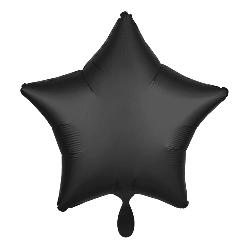 Sternballon - Silk Lustre - Schwarz