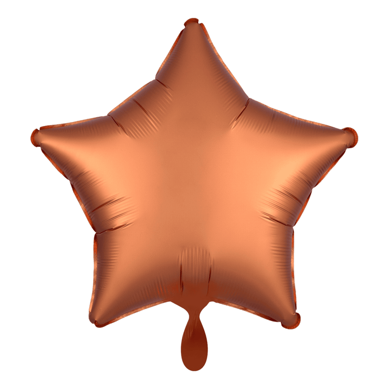 Sternballon - Satin - Orange