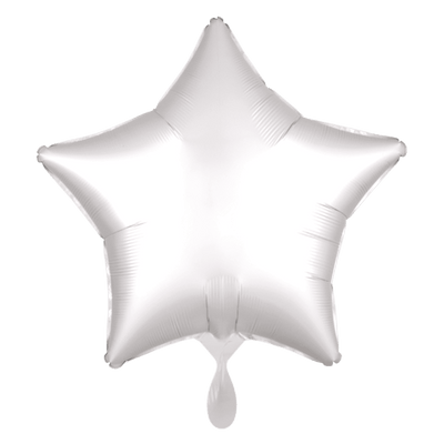 Sternballon - Silk Lustre - Weiß | Boutique Ballooons