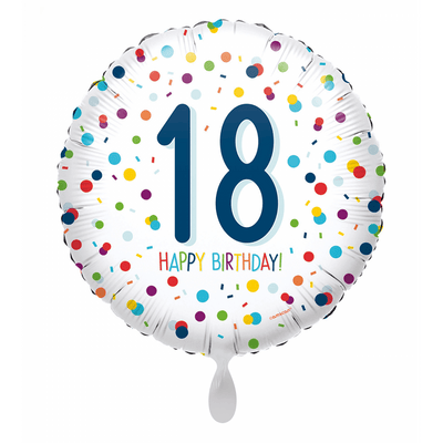 Confetti Birthday 18 | Boutique Ballooons