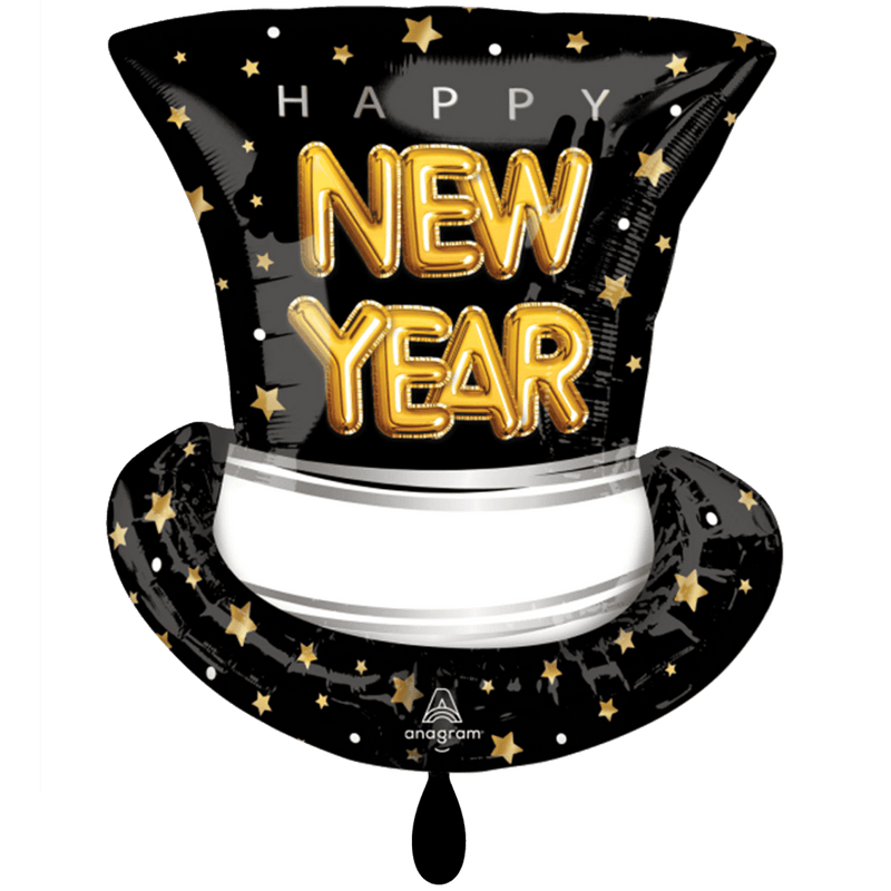 HNY Pop Clink Cheers Top Hat XXL