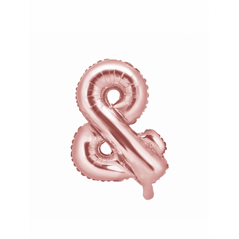 Buchstabenballon & XS - Rosegold