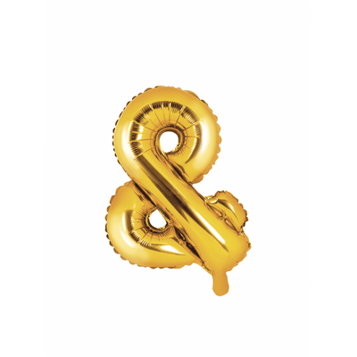 Buchstabenballon & XS - Gold
