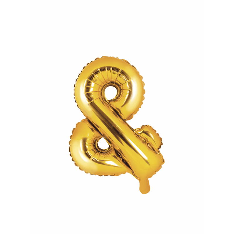 Buchstabenballon & XS - Gold