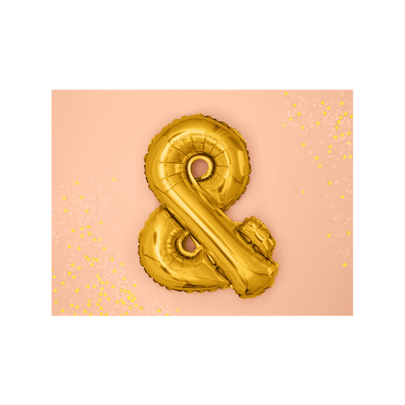 Buchstabenballon & XS - Gold