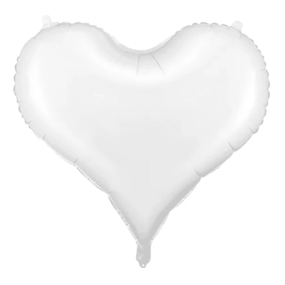 Herzballon XL - Weiß | Boutique Ballooons