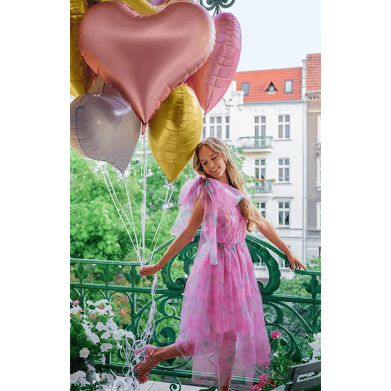 Herzballon XL - Rosegold