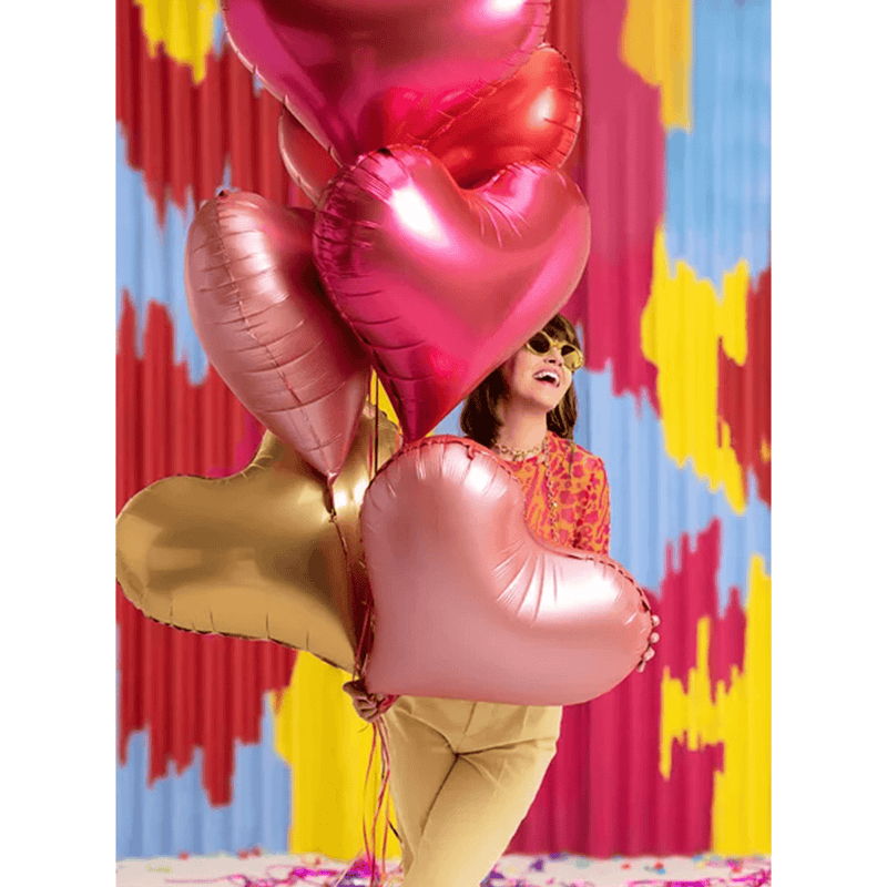 Herzballon XL - Rosa | Boutique Ballooons