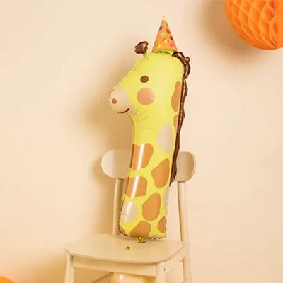 Zahlenballon 1 XXL  - Giraffe | Boutique Ballooons