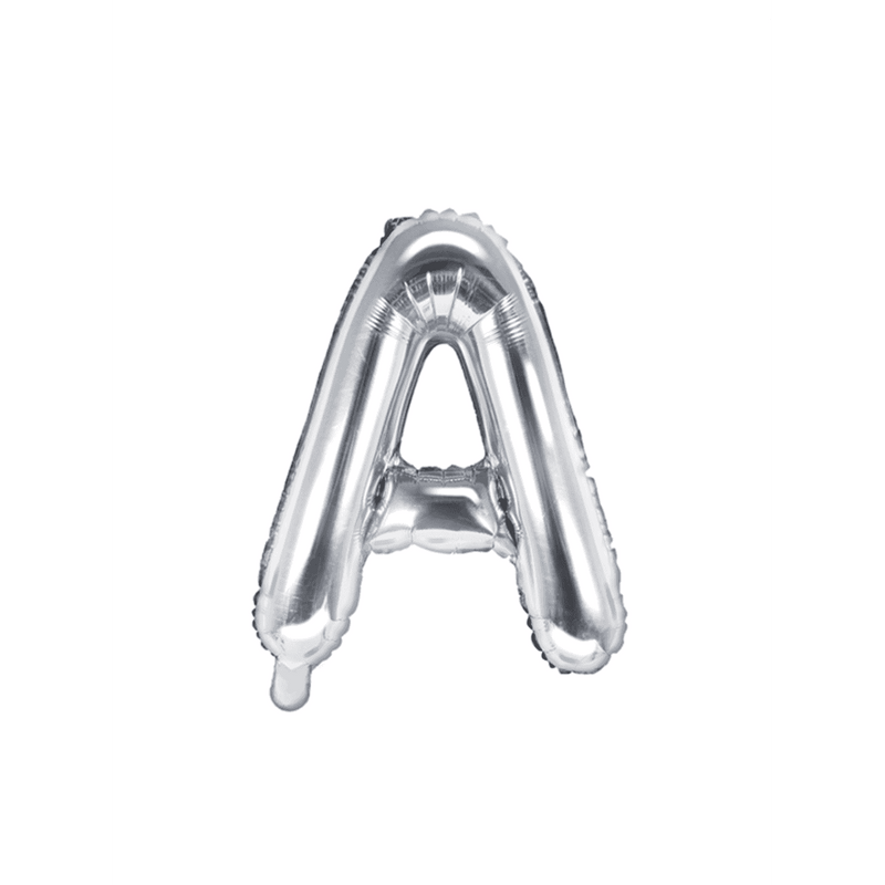 Buchstabenballon A XS - Silber
