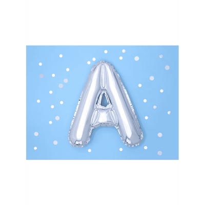 Buchstabenballon A XS - Silber