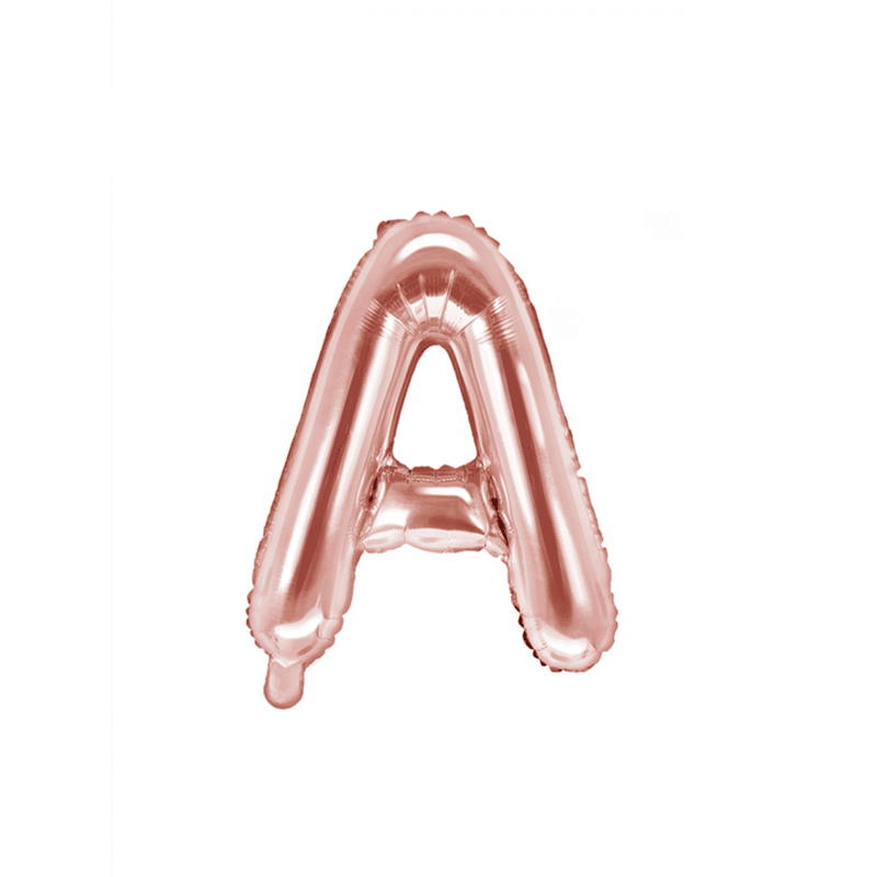 Buchstabenballon A XS - Rosegold