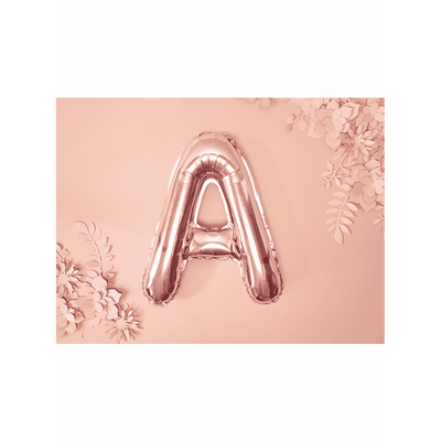 Buchstabenballon A XS - Rosegold | Boutique Ballooons