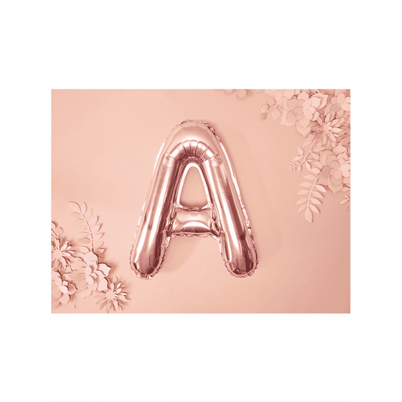 Buchstabenballon A XS - Rosegold | Boutique Ballooons