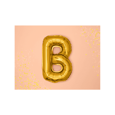 Buchstabenballon B XS - Gold | Boutique Ballooons