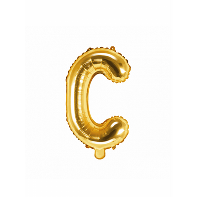 Buchstabenballon C XS - Gold