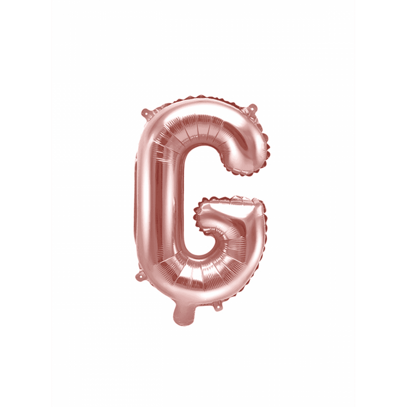 Buchstabenballon G XS - Rosegold