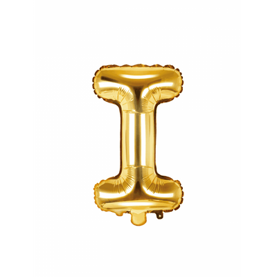 Buchstabenballon I XS - Gold