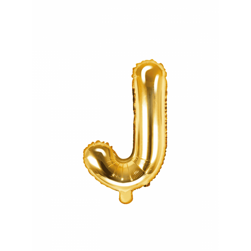 Buchstabenballon J XS - Gold