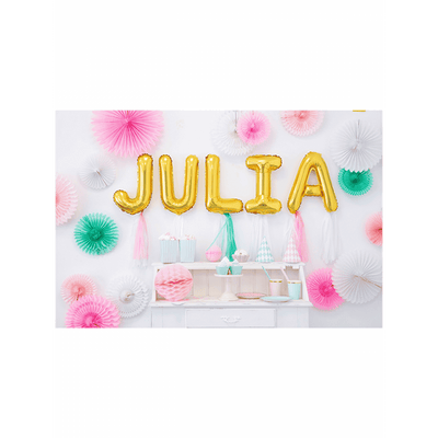 Buchstabenballon J XS - Gold