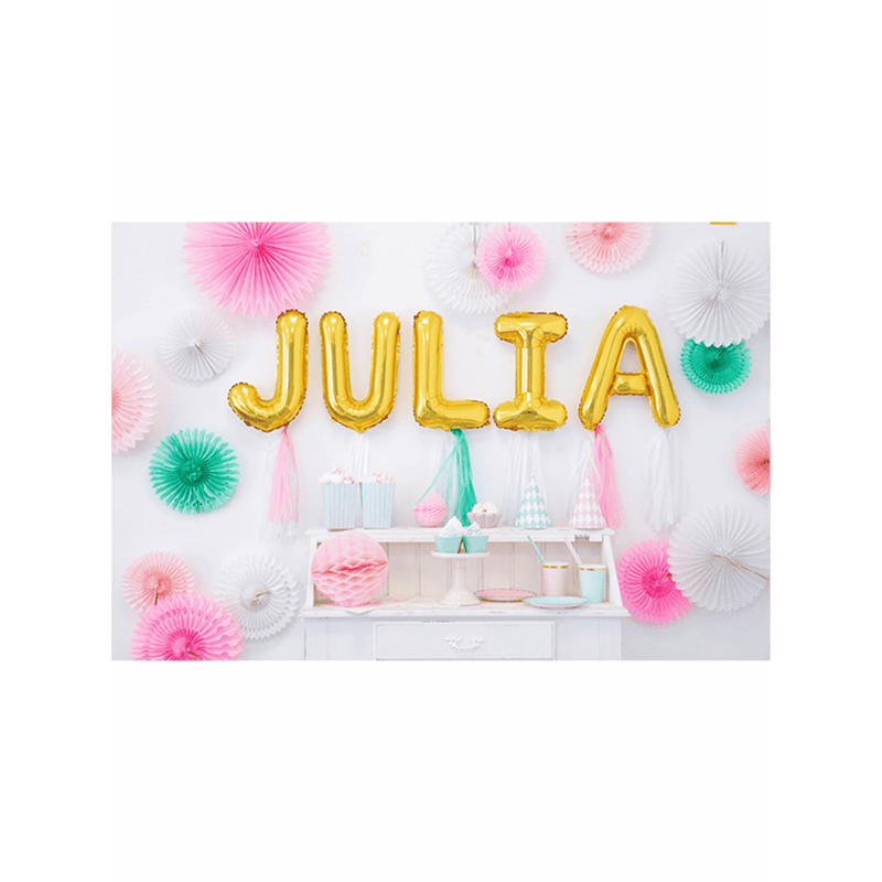 Buchstabenballon J XS - Gold