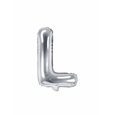 Buchstabenballon L XS - Silber | Boutique Ballooons
