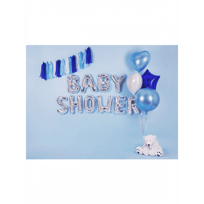 Buchstabenballon P XS - Silber | Boutique Ballooons