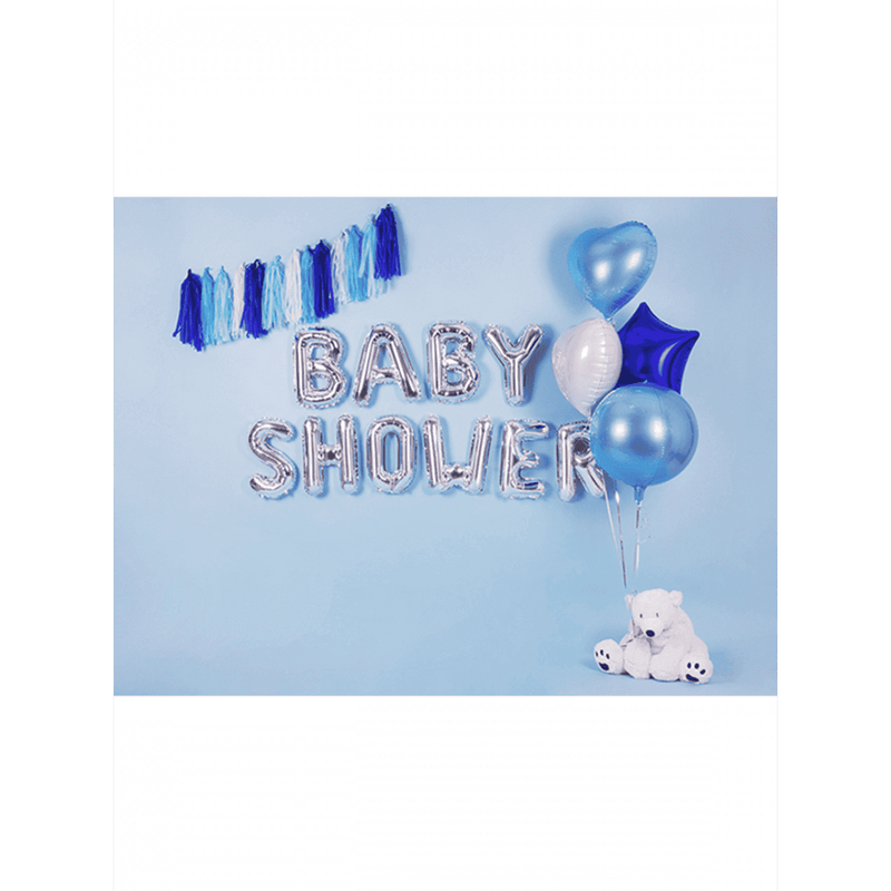 Buchstabenballon P XS - Silber | Boutique Ballooons