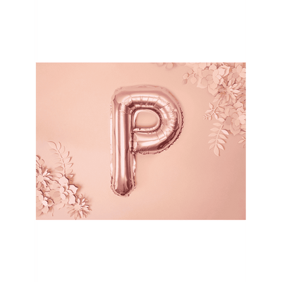 Buchstabenballon P XS - Rosegold | Boutique Ballooons
