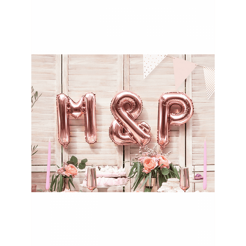 Buchstabenballon P XS - Rosegold | Boutique Ballooons