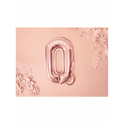 Buchstabenballon Q XS - Rosegold