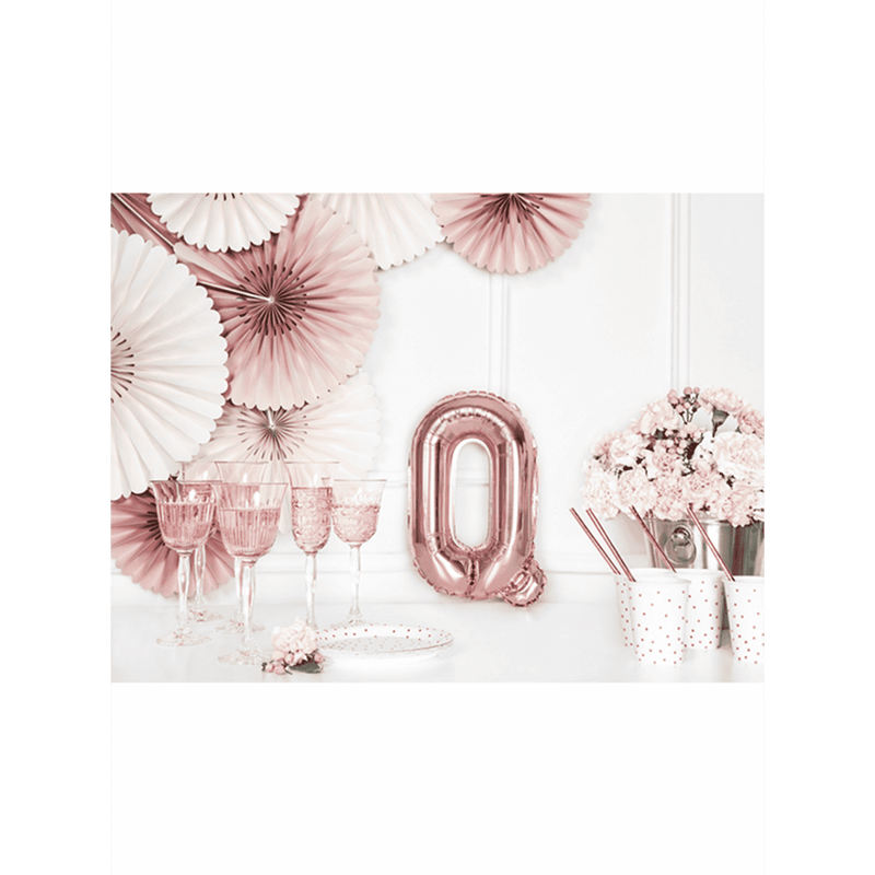 Buchstabenballon Q XS - Rosegold