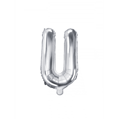 Buchstabenballon U XS - Silber
