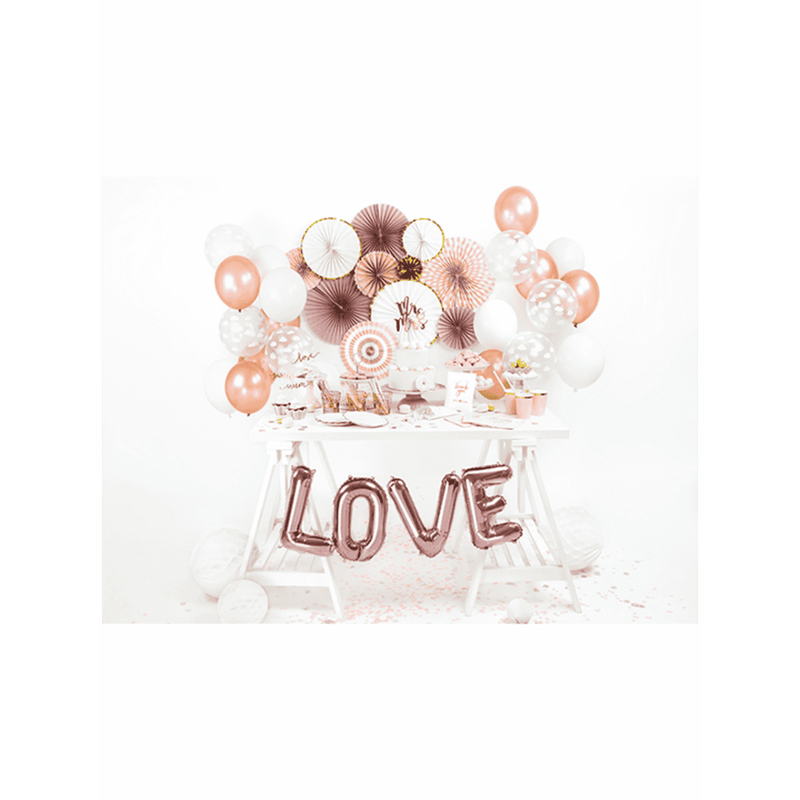 Buchstabenballon V XS - Rosegold