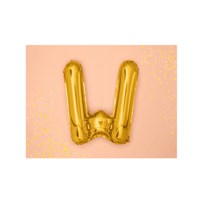 Buchstabenballon W XS - Gold