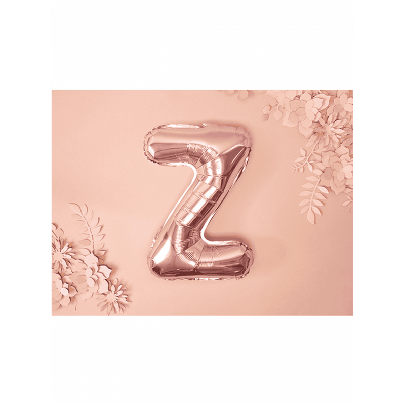 Buchstabenballon Z XS - Rosegold