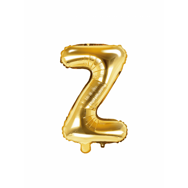 Buchstabenballon Z XS - Gold