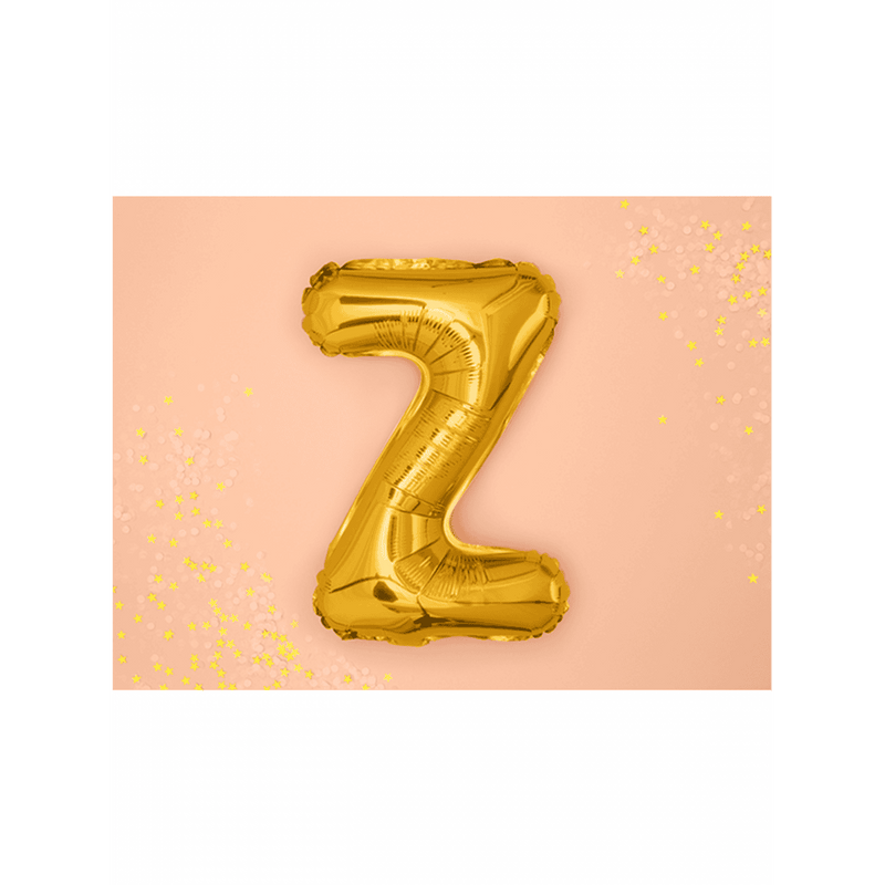 Buchstabenballon Z XS - Gold