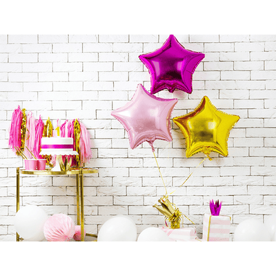Sternballon - Glanz - Rosa | Boutique Ballooons