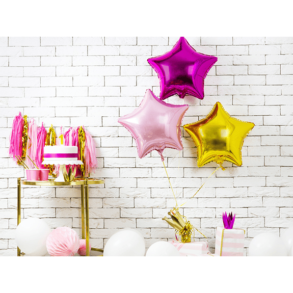Sternballon - Glanz - Rosa | Boutique Ballooons