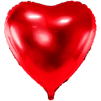 Herzballon XXL - Glanz - Rot | Boutique Ballooons