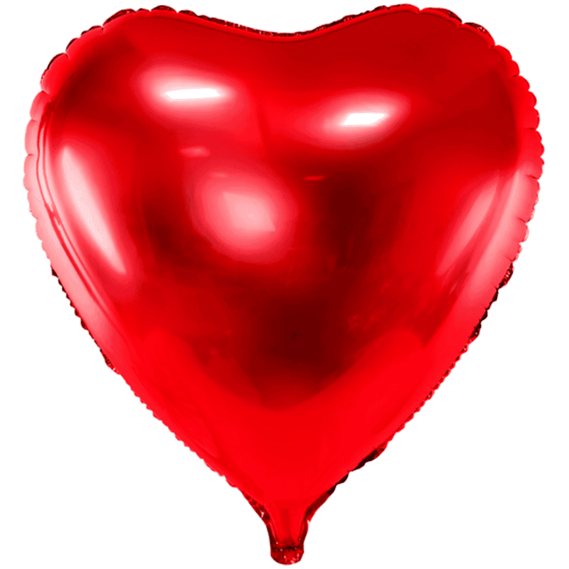 Herzballon XXL - Glanz - Rot | Boutique Ballooons