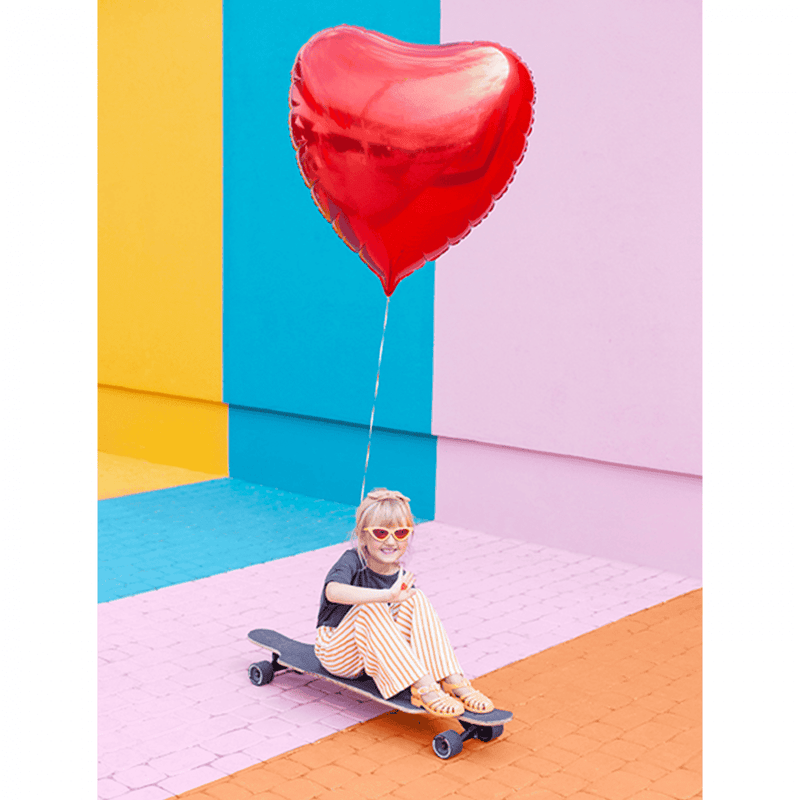 Herzballon XXL - Glanz - Rot | Boutique Ballooons