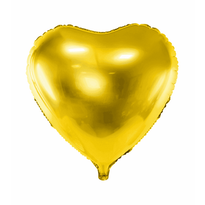 Herzballon - Glanz - Gold | Boutique Ballooons