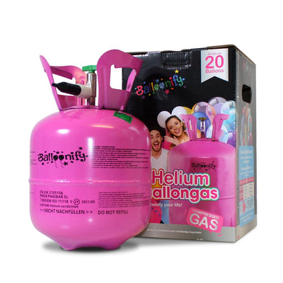 Heliumbehälter 20 - Helium für Luftballons - 0,14m³ | Boutique Ballooons