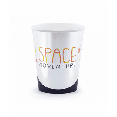6 Pappbecher Trend - 200ml - Space Party | Boutique Ballooons