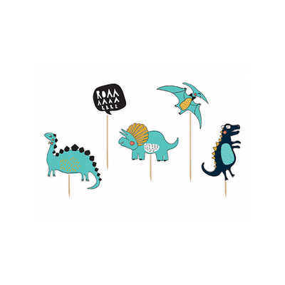 5 Cake Topper "Dino Party" | Boutique Ballooons